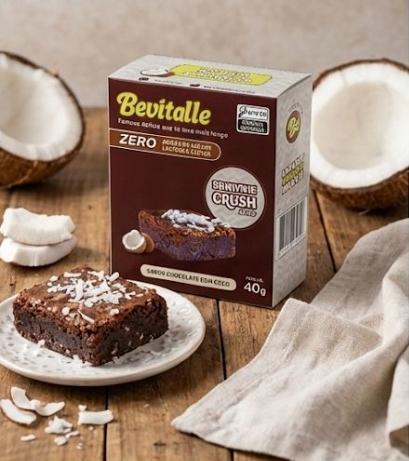 Crush Zero Chocolate com Coco 40g (8un)